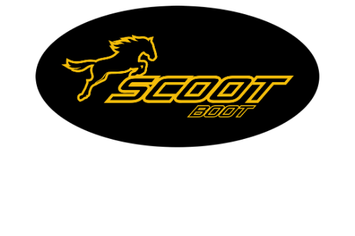 Scoot Boot label